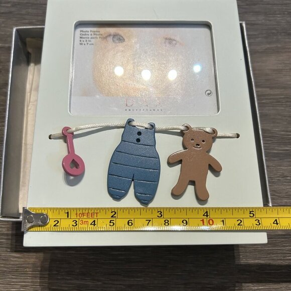 New Dax Nursery 4x3 Baby Picture Photo Frame Infant Kid Light Green Unisex Gift - Picture 5 of 7